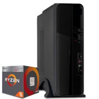 Compuelite - Pc Slim Armado Amd Ryzen 5 5600G 6-Core Radeon + Ram 16Gb | Pch150