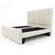 thumbnail image 1 of Cama 2 plazas doble Respaldo Tubular  Crudo Felpa, 1 of 4