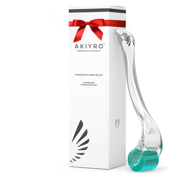 Derma Roller Titanio 0 30 Mm Microdermoabrasión Verde