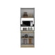 thumbnail image 4 of Mueble Microondas 4 Puertas Fm-008b Blanco Y Café Claro, 4 of 7