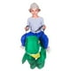 thumbnail image 3 of Disfraz Dinosaurio Inflable Para Niños Verde Rex, 3 of 5