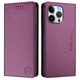 thumbnail image 4 of Funda Billetera con Soporte para iPhone 14 Pro Max Bloqueo RFID Plegable Violeta, 4 of 6