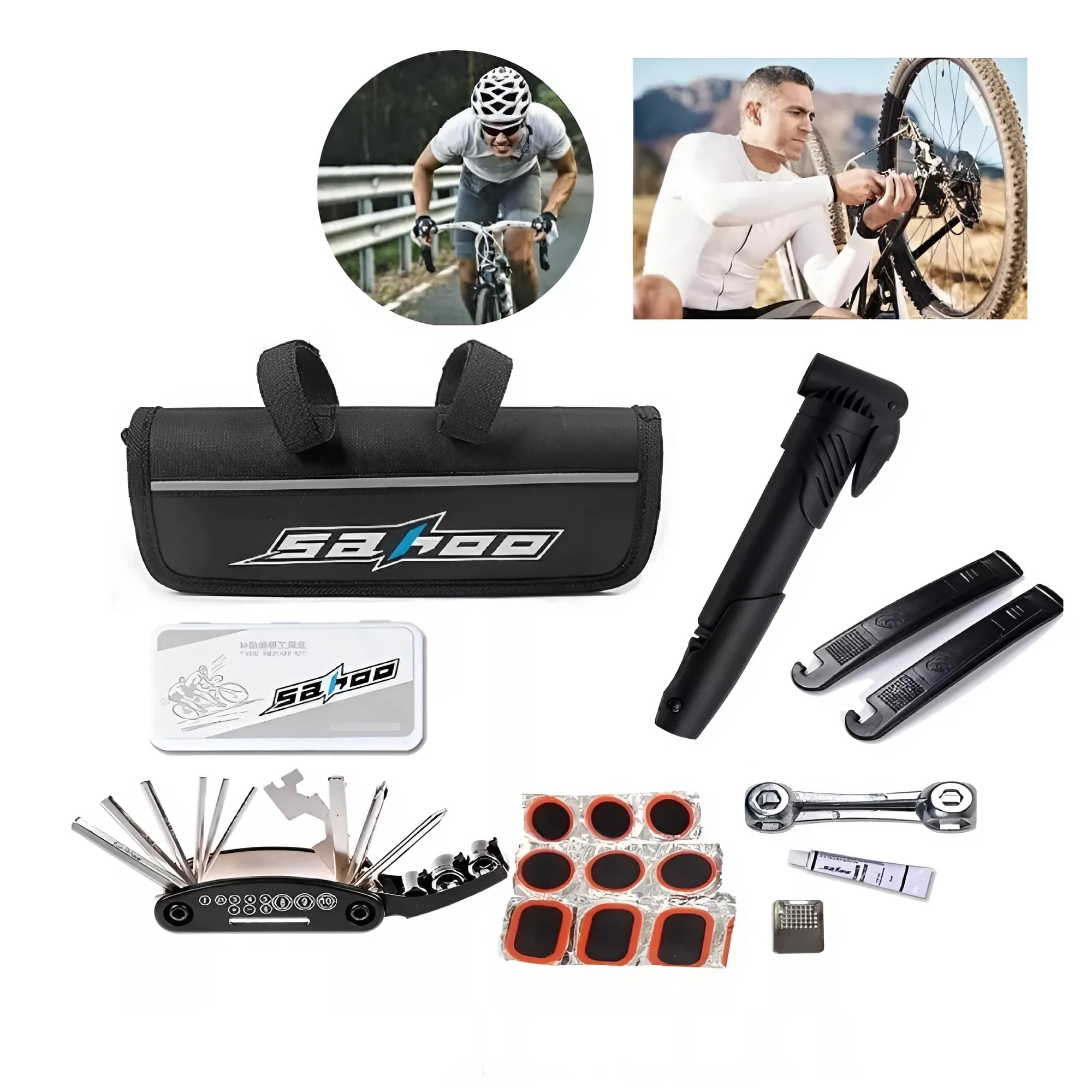 Genérico - Set Multiherramientas Reparacion Bicicleta Kit Herramientas