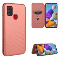 Funda Flip Para Foxdock Samsung Galaxy A21S - Funda Magnética De Negocios, Funda Protectora Delgada