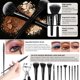 thumbnail image 3 of Kit profesional de 62 brochas de maquillaje CLRDZN con estuche, 3 of 9