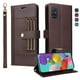 thumbnail image 1 of FOXDOCK Funda tipo Cartera para Samsung Galaxy A51 4G – Cubierta de Cuero PU con Múltiples Ranuras, Bolsillo para Efectivo y Correa de Muñeca, 1 of 6