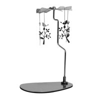 Magideal - Candelabro Giratorio Para Velas De Té, Candelabro De Metal Para Vacaciones, Decoración Del Hogar, Pájaro