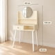 thumbnail image 2 of Mueble de Belleza Blanco con Espejo LED y Repisa Organizadora 60x40x120 cm, 2 of 6