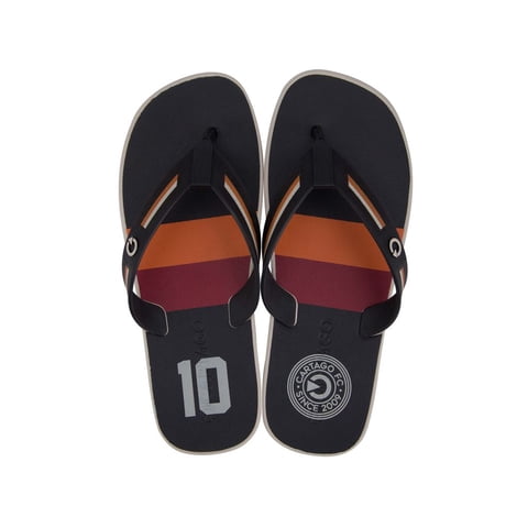 Sandalia Hombre Naranja/Rojo Detroit Cartago