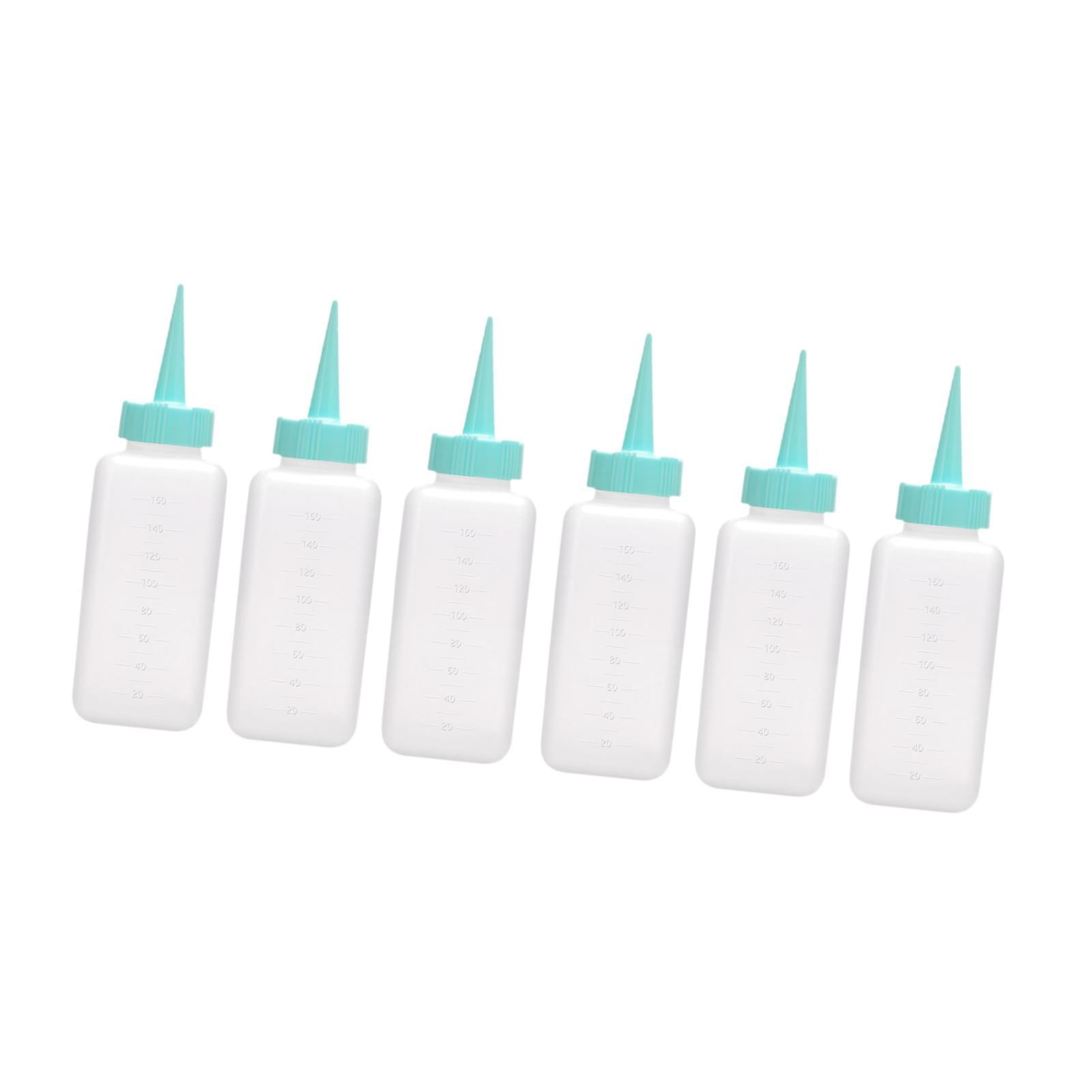 Magideal - Botellas Aplicadoras Exprimibles Botella Para Teñir El Cabello Suministros De Peluquería Botella De Champú Botella Para Lavar El Cabello Para El Hogar Pequeño