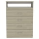 thumbnail image 1 of Cómoda 4 Cajones Z-80W Rovere, 1 of 3