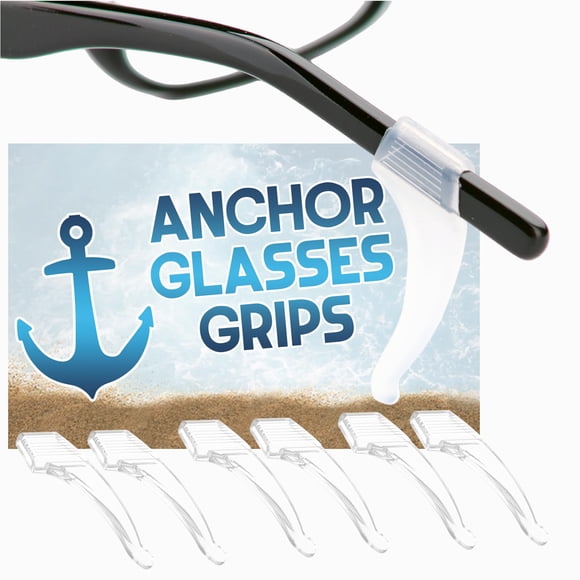 Correas para gafas Anchor Glasses 3 unidades, transparentes antideslizantes