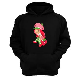 Genérico - Polerón Canguro Frutillita Negro Talla Xs Unisex