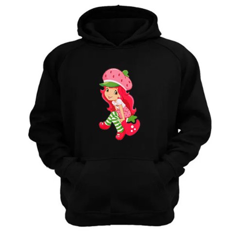 Genérico - Polerón Canguro Frutillita Negro Talla M Unisex