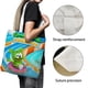 thumbnail image 3 of Gummy Bear and friends Bolso de tela con estampado de lienzo para mujer, bolsa de compras reutilizable y estética, con cremallera interior, regalo para mujer,38*45cm., 3 of 6