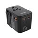 thumbnail image 1 of Adaptador de viaje LENCENT GaN III de 65 W con carga rápida USB-C PD, 1 of 3