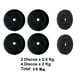 thumbnail image 1 of Pack Discos Peso 1par 2,5 Y 2pares 2kg- Total 13kg, 1 of 4