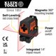 thumbnail image 2 of Laser Level Klein Tools 93MCLS autonivelante Mini Cross-Line, 2 of 9