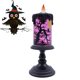 thumbnail image 1 of Bola de nieve DRomance 10 cm Vela sin llama con fantasma morado, 1 of 8