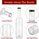 thumbnail image 3 of 12 Botellas de Vidrio GUANENA con Tapa de Corcho, 3 of 3