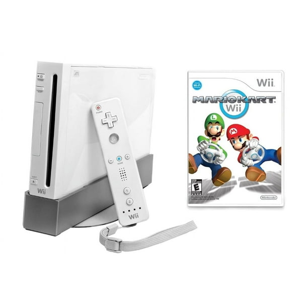 Consola Nintendo Wii Restaurada Color Blanco - Mario Kart Wii