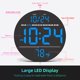 thumbnail image 3 of Reloj de pared digital XUANZIT con pantalla LED grande y temperatura, 3 of 9