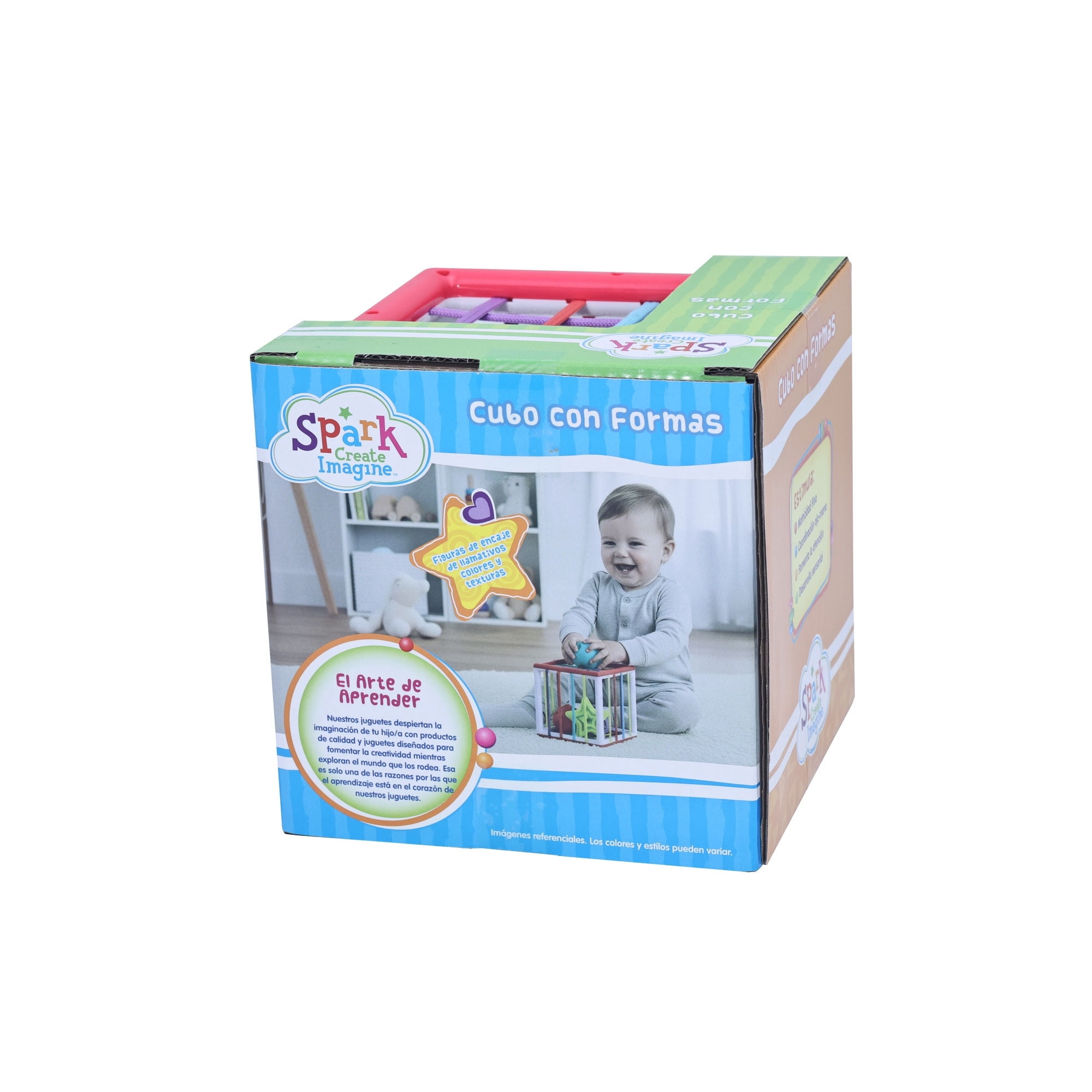 Cubo Didáctico Multicolor Con Piezas Spark Create Imagine
