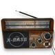 thumbnail image 1 of Radio Linterna Portátil Solar Bluetooth Recargable Y A Pilas Retro Vintage  Café, 1 of 5