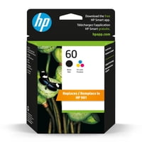 Paquete Combinado De Cartuchos De Tinta Hp 60 Negro/Tricolor Deskjet
