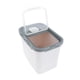 thumbnail image 5 of Contenedor De Almacenamiento De Arroz De 10 Kg, Contenedor De Almacenamiento De Arroz De Alimentos Secos De Cereales, Blanco, 5 of 5