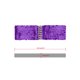 thumbnail image 3 of INSPIRE CHIC Cinturón de cintura elástico con hebillas metálicas entrelazadas decoradas con lentejuelas para damas, talla única, púrpura, 3 of 6