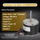 thumbnail image 4 of El motor de ventilador Drkerr 0131M00060SP reemplaza a Goodman 1/6HP 208-230V, 4 of 8