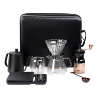 Juego De Regalo De Café Belug De Viaje,Cafetera Manual 9 Piezas Con Estuche