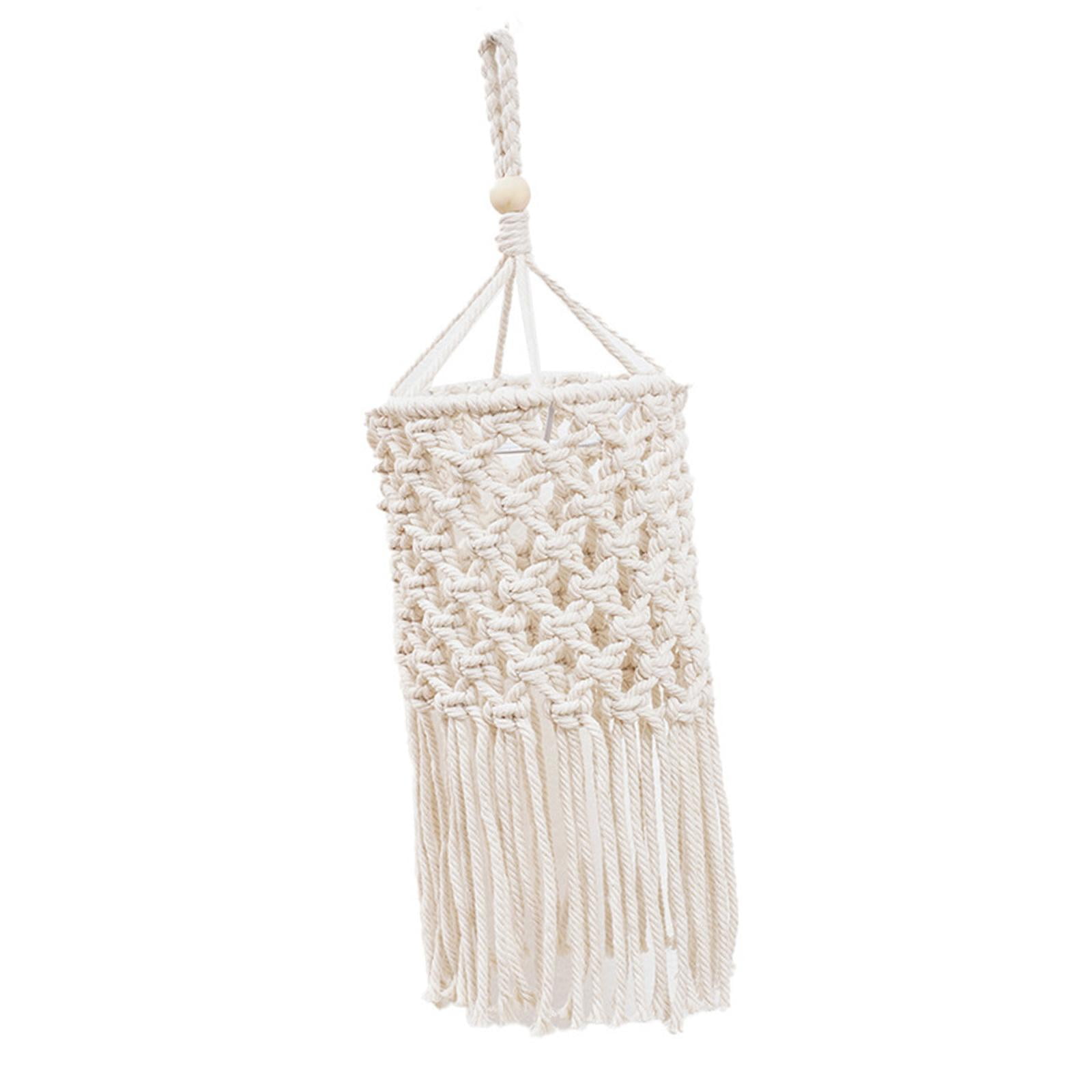 Magideal - Pantalla De Lámpara Colgante Bohemia Con Borlas, Tapiz De Macramé, Pantalla De Lámpara Bohemia Para Techo, Decoración De Pasillos Interiores De Hotel. Estilo A
