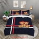 thumbnail image 1 of 3pcs Duvet Cover Set (1*Duvet Cover 2*Pillowcase, Without Core), Cartoon Bear Print Bedding Set,For Room, 1 of 5