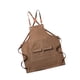 thumbnail image 1 of Delantal De Lona Con Bolsillo Delantal De Chef Ajustable Para El Hogar Restaurante Taller Marrón, 1 of 3