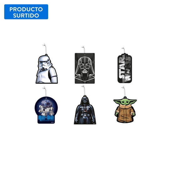 Aromatizante Colgante Para Auto Star Wars, Producto Surtido, 1 Un Vais
