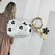thumbnail image 4 of Funda para Airpods de 3.ª generación con diseño de flores, bonita funda transparente para Airpods 3 de Apple con llavero para mujeres y niñas (Flor de la mañana), 4 of 7