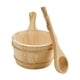 thumbnail image 4 of Herramienta de Baño de Baños de de Sauna de Madera 4L de Bañera de Bañera de Baño Resistente Suministro de Baño de Baño Portátil para Baño de Sp, 4 of 5