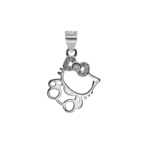 Fershop - Colgante De Plata Hk Con Circones