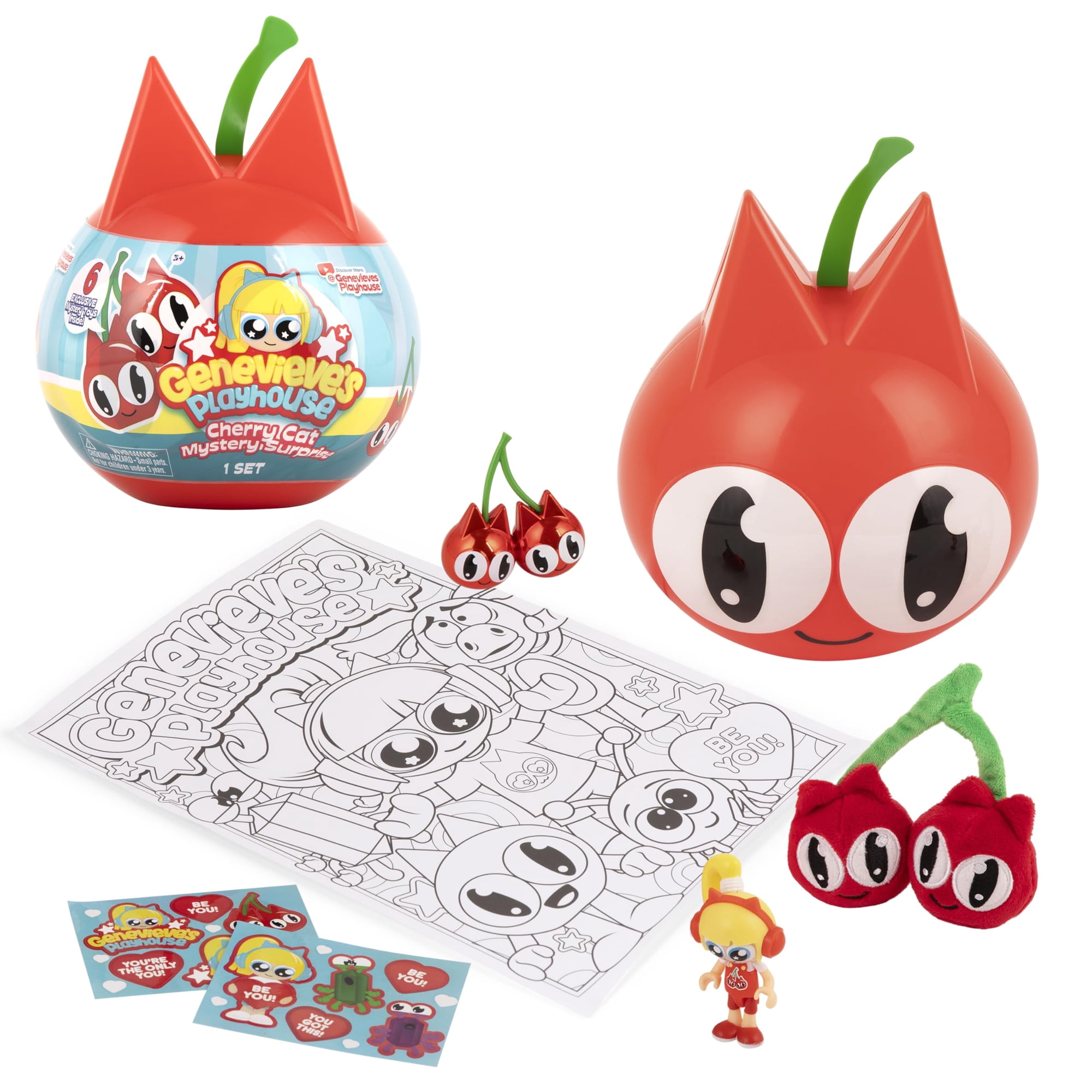 Mystery Surprise Genevieve's Playhouse Cherry Cat para niños | Lider