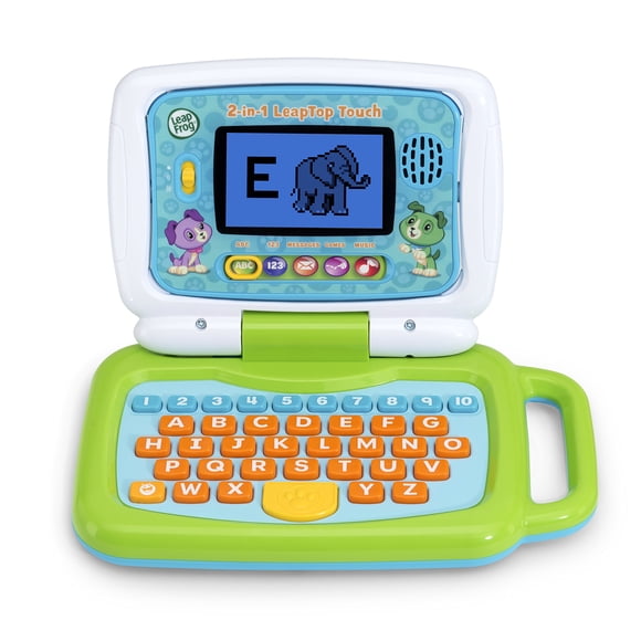 Toy LeapFrog LeapFrog 2 en 1 LeapTop Touch para niños de 2 años o más, color verde