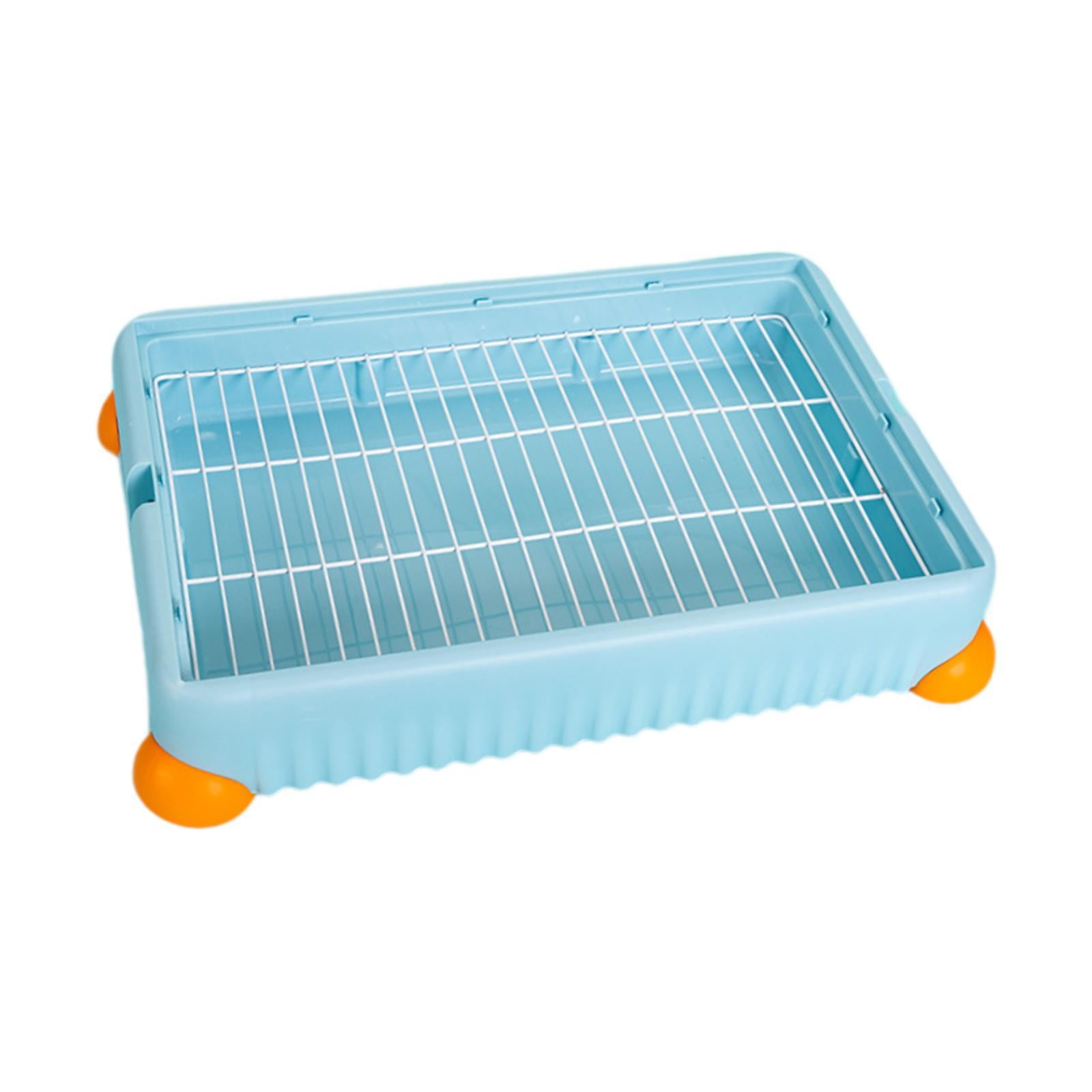 Bandeja De Arena Para Conejos, Extraíble, Para Chinchillas, Animales Pequeños, Conejo Azul L