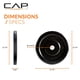 thumbnail image 4 of Disco bumper olímpico CAP Elite de 11.3 kg, par, caucho virgen, 4 of 6