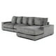 thumbnail image 4 of Sofá Seccional Kansas Chaise Derecho Gris, 4 of 11