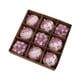 thumbnail image 1 of 9 Piezas De Bolas De Navidad De 3 Pulgadas Colgantes Decorativos Para Ventana Rosa, 1 of 3