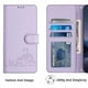 thumbnail image 4 of Funda tipo cartera FOXDOCK para Samsung Galaxy A21S con soporte, ranuras, RFID, diseño de gato, 4 of 5