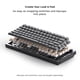 thumbnail image 4 of Teclado Gaming GLORIOUS GMMK PRO 75% Barebones Black Frame, 4 of 9
