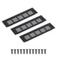 thumbnail image 1 of Uxcell 9 x 2.4" Rejilla de Ventilación Rectangular 3 Piezas Cubierta de Ventilación de Aire de Aluminio Negra, 1 of 7
