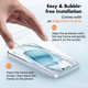 thumbnail image 3 of Protector de pantalla UnbreakCable para iPhone 15 Plus de 6.7 pulgadas, paquete de 2, 3 of 8